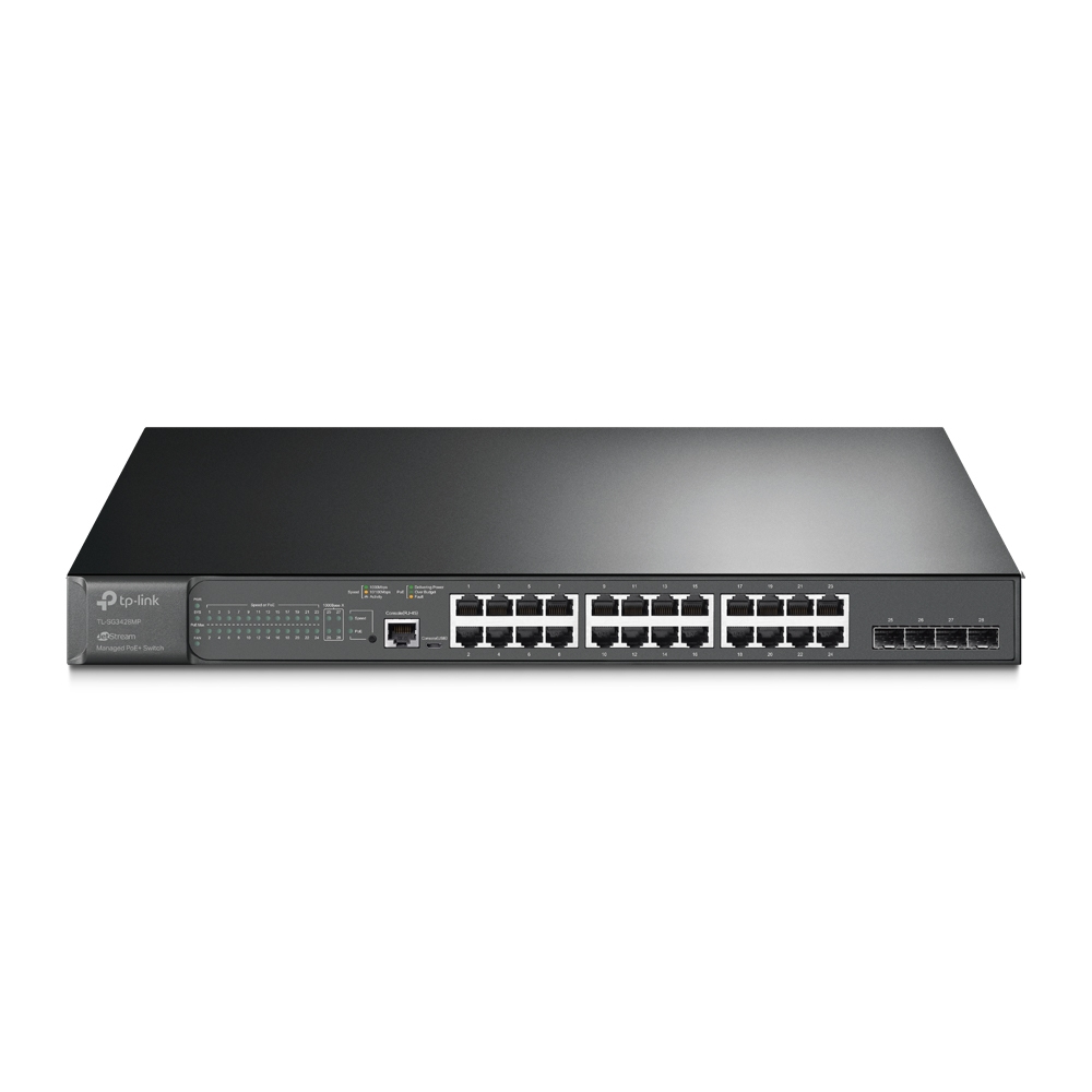 TP-Link 28-Port PoE+ Managed Switch