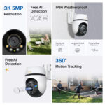 TP-Link 3K Outdoor Pan/Tilt Wi-Fi Camera
