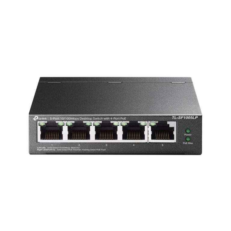 TP-Link 5-Port 10/100Mbps Switch with PoE