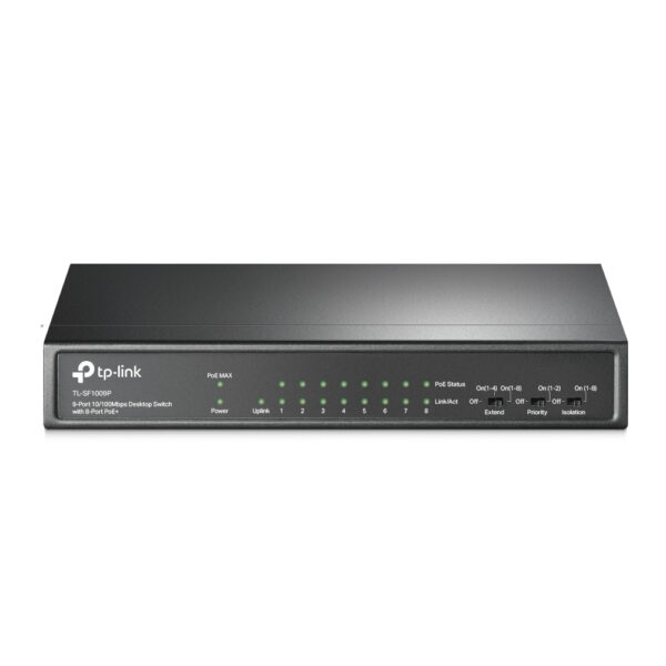 TP-Link 9-Port Desktop Switch with PoE+