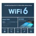 TP-Link Archer AX1800 Wi-Fi 6 Modem Router
