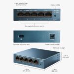 TP-Link LS105G 5-Port Gigabit Network Switch