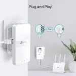 TP-Link PowerLine Adapter Kit 1200 Mbps Wi-Fi White