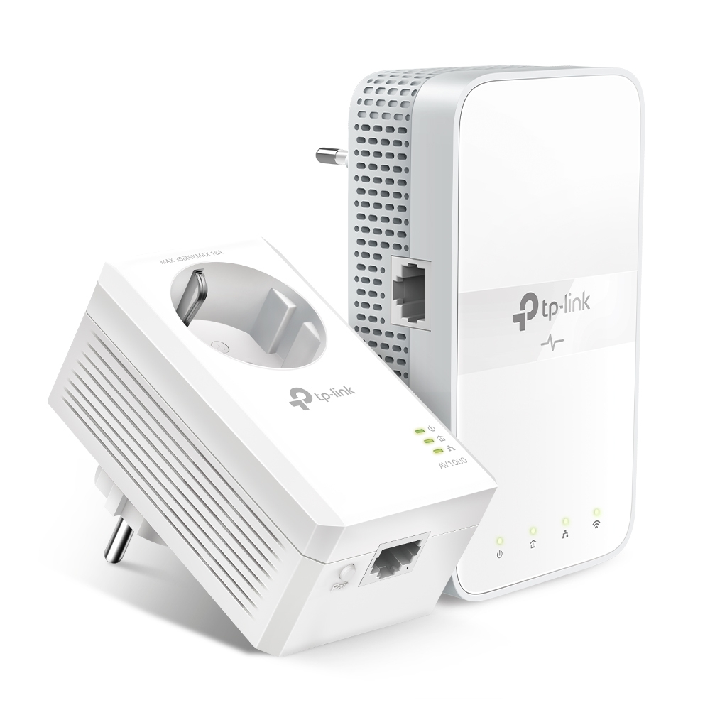 TP-Link PowerLine Adapter Kit 1200 Mbps Wi-Fi White