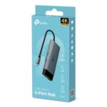 TP-Link UH5020C USB-C Hub 5000 Mbit/s Grey