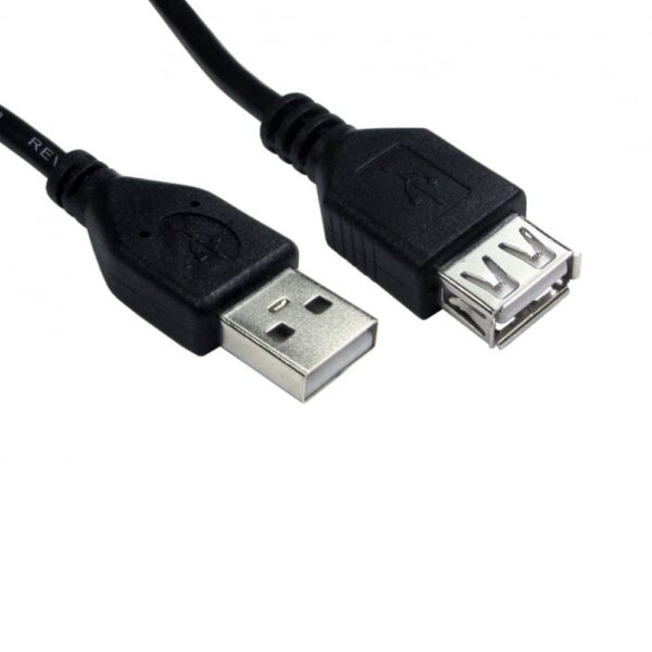 USB 2.0 Extension Cable, 3m, Black