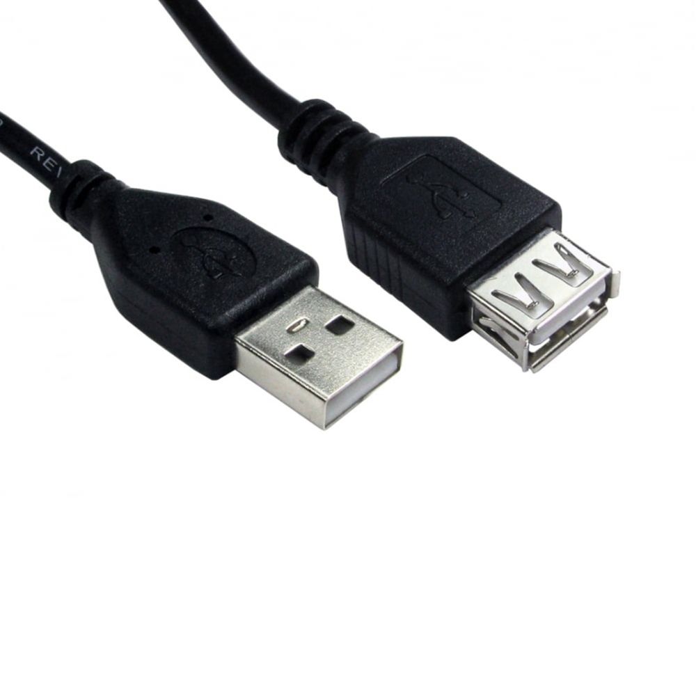 USB 2.0 Extension Cable, 3m, Black