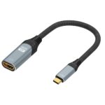 USB-C to HDMI Adapter Cable 0.2m Black/Silver