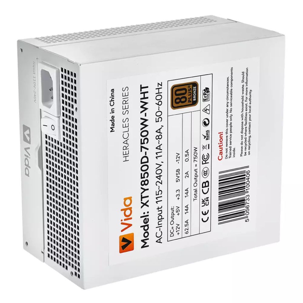 VIDA 750W White PSU