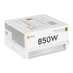 VIDA 850W Heracles White Gaming PSU, ATX 3.1, 80+ Bronze