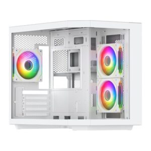 VIDA EDGE MINI MATX ARGB White Cube Case