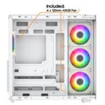 VIDA Edge White ATX Tower