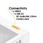 VIDA Edge White ATX Tower