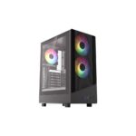 VIDA SPIRE ATX Black Gaming Case