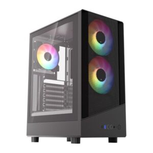VIDA SPIRE ATX Black Gaming Case