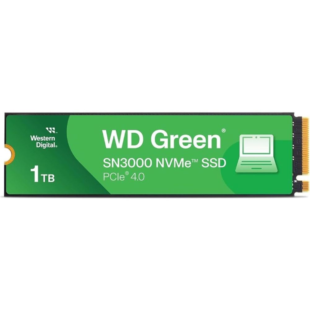 Western Digital Green SN3000 1TB NVMe SSD, PCIe Gen4