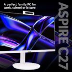 Acer Aspire C27-A All-in-One Desktop, i5-13420H, 8GB, 1TB SSD, 27" FHD, Win 11, White