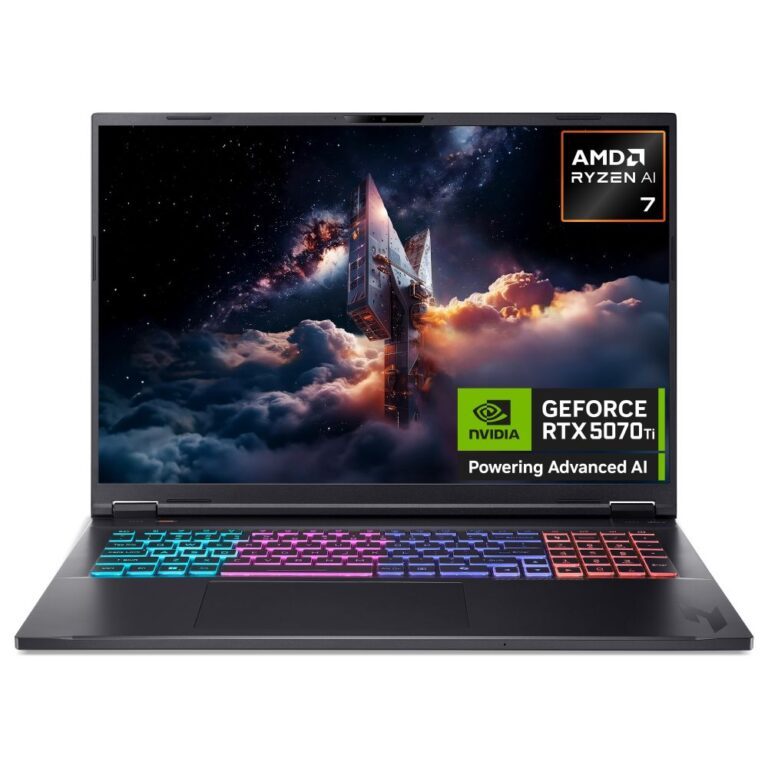 Acer Nitro 18 AN18-61 - AMD Ryzen AI 7 350, 16GB, 1TB SSD, RTX 5070 Ti, 18" WQXGA, Win 11