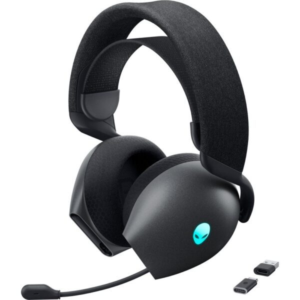 Alienware AW725H Wired & Wireless USB-C Bluetooth Headset Black