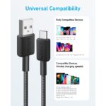 Anker 322 USB-A to USB-C Cable 0.9m Black