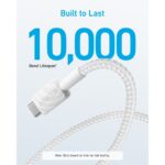 Anker 322 USB-C to USB-A Cable 1.8m White
