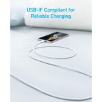 Anker 322 USB-C to USB-A Cable 1.8m White