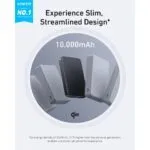 Anker A1664H11 10000 mAh Wireless Power Bank Black