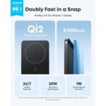 Anker A1665 5000 mAh Wireless Charging Black