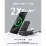 Anker B2557212 Wireless Charger Headphones, Phone, Watch Black