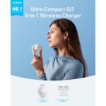 Anker B25M8H21 Wireless Charger Headphones, Headset, Smartphone, Smartwatch White Fast charging Indoor