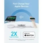 Anker Qi2 3-in-1 Wireless Travel Charger 15W (B25M8H21) - White