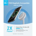 Anker MagGo Headphones White USB Wireless Charging Fast Charging Indoor