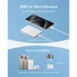 ANKER MagGo Power Bank 10K Magnetic Wireless White