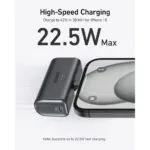Anker Nano 5000mAh Power Bank USB-C 22.5W For iPhone