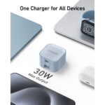 Anker Nano Headphones, Smartphone, Smartwatch, Tablet White AC Fast Charging Indoor