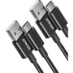 Anker Power Bank 313 10000mAh & 2-Pack 3ft USB-C Cable