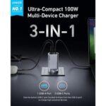 Anker Prime Grey AC Fast Charging Indoor 65W GaN