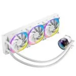 Antec Vortex 360 ARGB White Liquid CPU Cooler, 360mm Radiator, Universal Socket