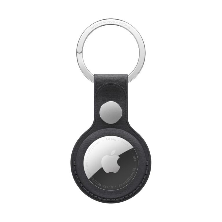 Apple AirTag FineWoven Key Ring – Black