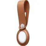 Apple AirTag Leather Loop - Saddle Brown