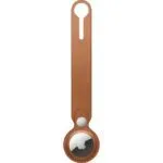 Apple AirTag Leather Loop - Saddle Brown