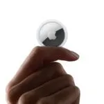 Apple AirTag Silver, White