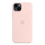 Apple iPhone 14 Plus Silicone Case with MagSafe - Chalk Pink