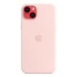 Apple iPhone 14 Plus Silicone Case with MagSafe - Chalk Pink