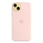 Apple iPhone 14 Plus Silicone Case with MagSafe - Chalk Pink