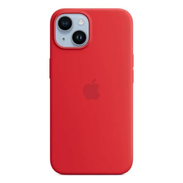 Apple iPhone 14 Silicone Case with MagSafe - (PRODUCT)RED