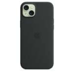 Apple iPhone 15 Plus Silicone Case MagSafe Black
