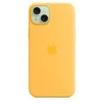 Apple iPhone 15 Plus Silicone Case with MagSafe - Sunshine