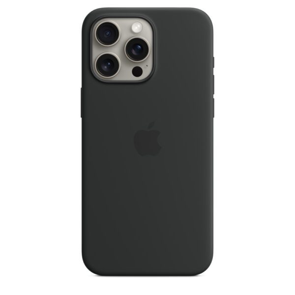 Apple iPhone 15 Pro Max Silicone Case MagSafe - Black