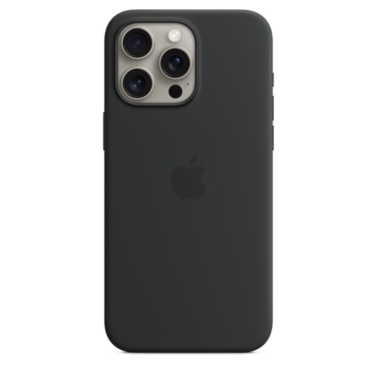 Apple iPhone 15 Pro Max Silicone Case MagSafe - Black